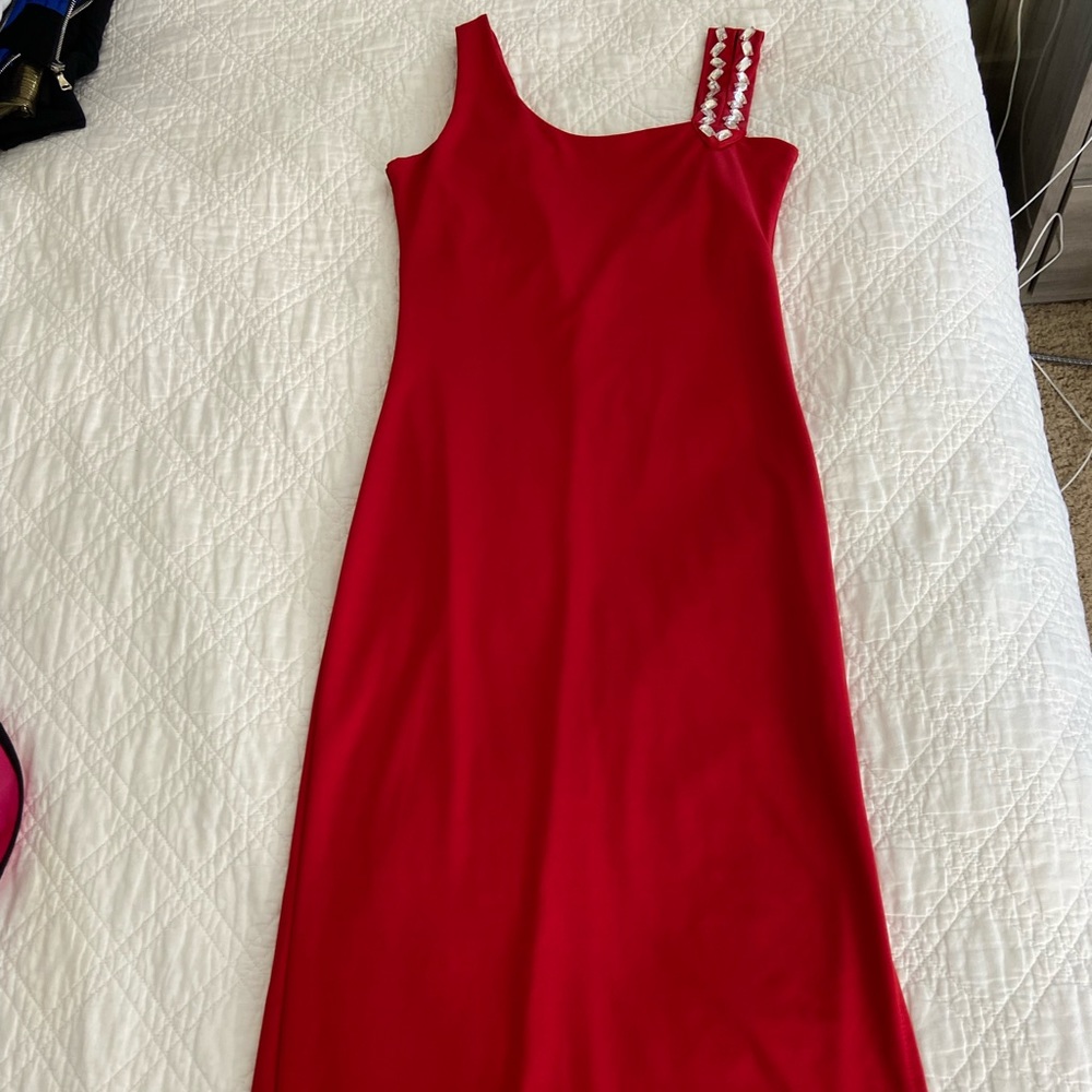 Red dress